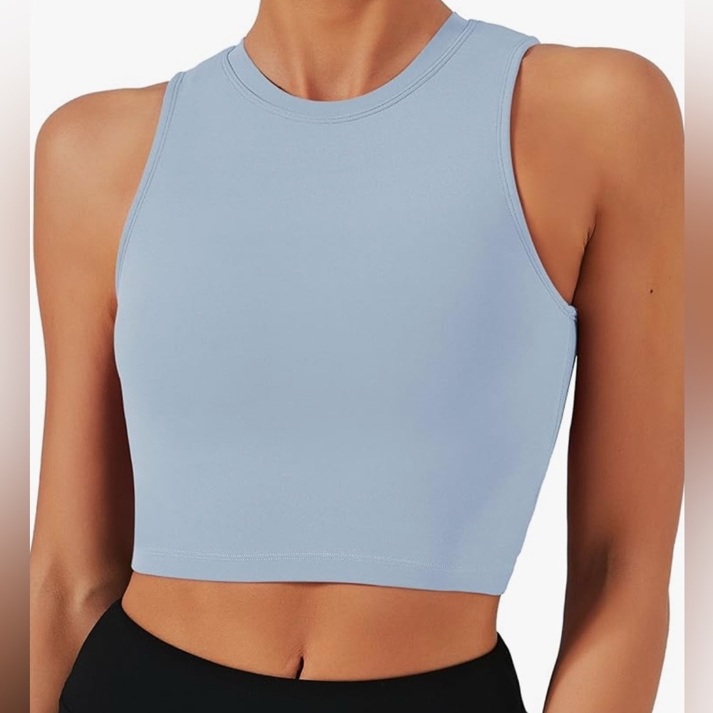 THE GYM PEOPLE Women's Support Sports Bra Padded Sleeveless Workout Crop  <68>